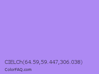 CIELCh 64.59,59.447,306.038 Color Image