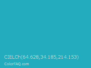CIELCh 64.628,34.185,214.153 Color Image