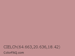 CIELCh 64.663,20.636,18.42 Color Image
