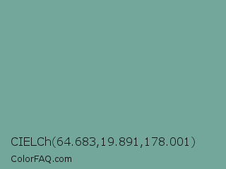CIELCh 64.683,19.891,178.001 Color Image