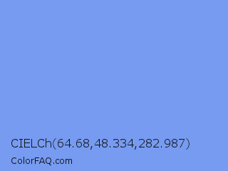 CIELCh 64.68,48.334,282.987 Color Image