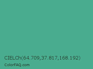 CIELCh 64.709,37.817,168.192 Color Image