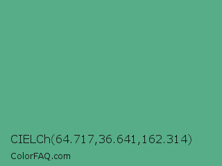CIELCh 64.717,36.641,162.314 Color Image
