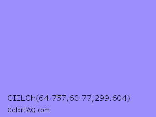 CIELCh 64.757,60.77,299.604 Color Image