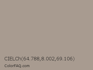CIELCh 64.788,8.002,69.106 Color Image