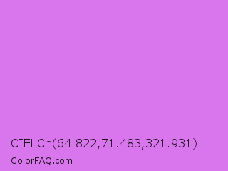 CIELCh 64.822,71.483,321.931 Color Image