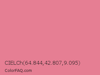 CIELCh 64.844,42.807,9.095 Color Image