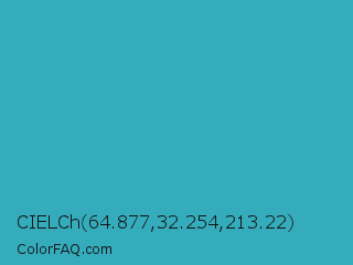 CIELCh 64.877,32.254,213.22 Color Image
