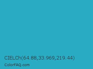 CIELCh 64.88,33.969,219.44 Color Image