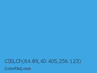 CIELCh 64.89,40.405,256.123 Color Image