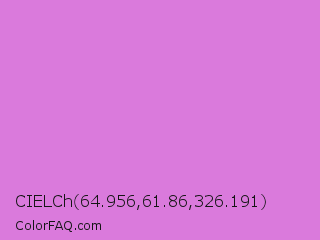 CIELCh 64.956,61.86,326.191 Color Image