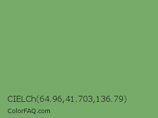 CIELCh 64.96,41.703,136.79 Color Image