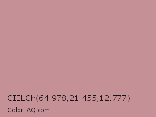 CIELCh 64.978,21.455,12.777 Color Image