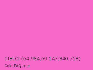 CIELCh 64.984,69.147,340.718 Color Image
