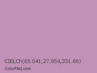 CIELCh 65.041,27.954,331.66 Color Image