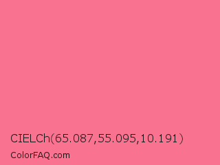 CIELCh 65.087,55.095,10.191 Color Image