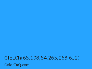 CIELCh 65.108,54.265,268.612 Color Image