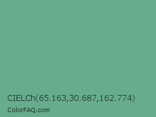 CIELCh 65.163,30.687,162.774 Color Image