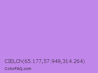 CIELCh 65.177,57.949,314.264 Color Image