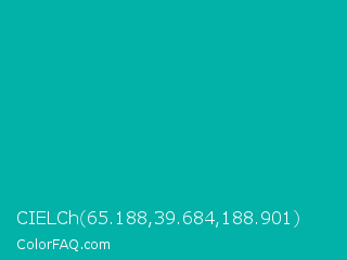 CIELCh 65.188,39.684,188.901 Color Image