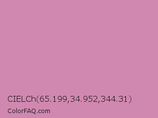 CIELCh 65.199,34.952,344.31 Color Image