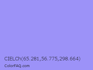 CIELCh 65.281,56.775,298.664 Color Image