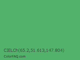 CIELCh 65.2,51.613,147.804 Color Image
