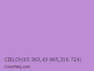 CIELCh 65.363,43.965,316.724 Color Image
