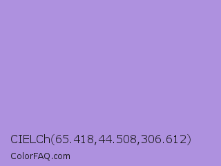 CIELCh 65.418,44.508,306.612 Color Image