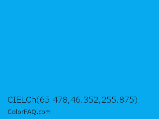 CIELCh 65.478,46.352,255.875 Color Image