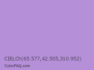 CIELCh 65.577,42.505,310.952 Color Image