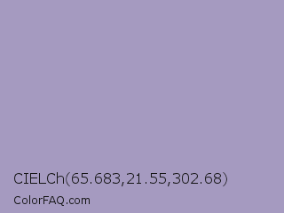 CIELCh 65.683,21.55,302.68 Color Image