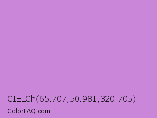 CIELCh 65.707,50.981,320.705 Color Image
