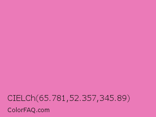 CIELCh 65.781,52.357,345.89 Color Image
