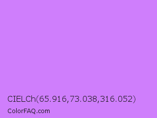 CIELCh 65.916,73.038,316.052 Color Image