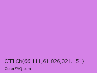CIELCh 66.111,61.826,321.151 Color Image
