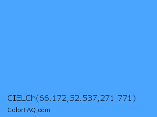 CIELCh 66.172,52.537,271.771 Color Image