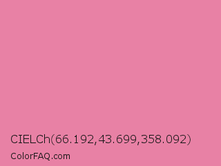 CIELCh 66.192,43.699,358.092 Color Image