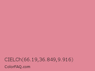 CIELCh 66.19,36.849,9.916 Color Image