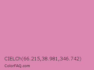 CIELCh 66.215,38.981,346.742 Color Image