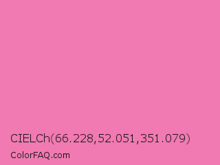 CIELCh 66.228,52.051,351.079 Color Image