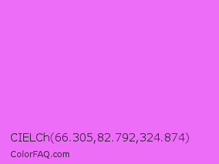 CIELCh 66.305,82.792,324.874 Color Image