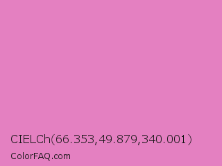 CIELCh 66.353,49.879,340.001 Color Image