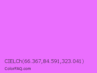 CIELCh 66.367,84.591,323.041 Color Image