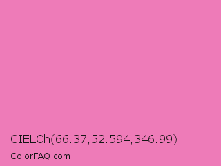 CIELCh 66.37,52.594,346.99 Color Image