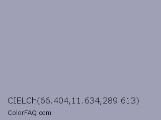 CIELCh 66.404,11.634,289.613 Color Image