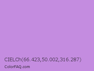 CIELCh 66.423,50.002,316.287 Color Image
