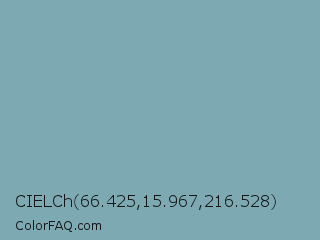 CIELCh 66.425,15.967,216.528 Color Image