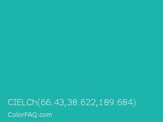 CIELCh 66.43,38.622,189.684 Color Image