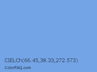 CIELCh 66.45,38.33,272.573 Color Image